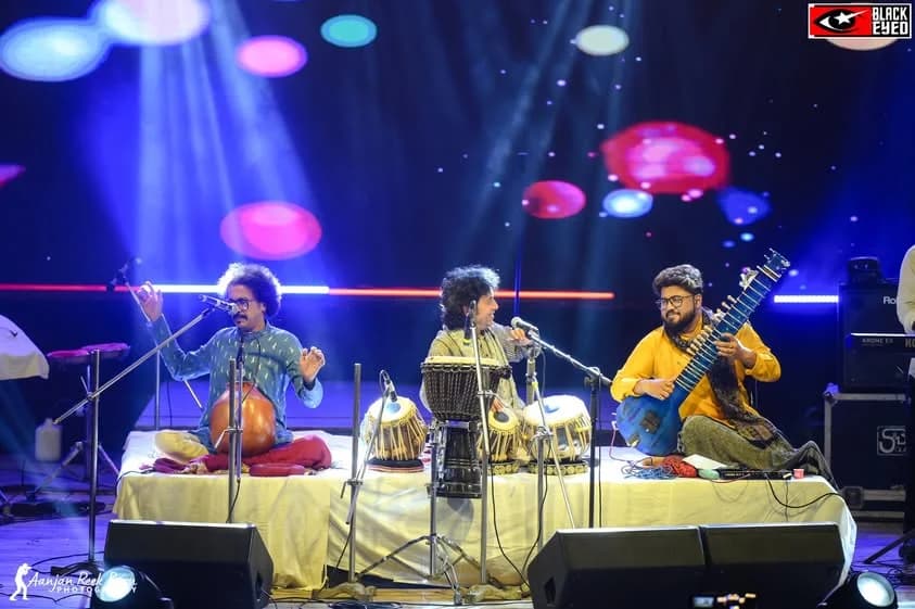 Pt. Subhen Chatterjee & Karma Live at BKTP, Bakreswar — event photograph 2