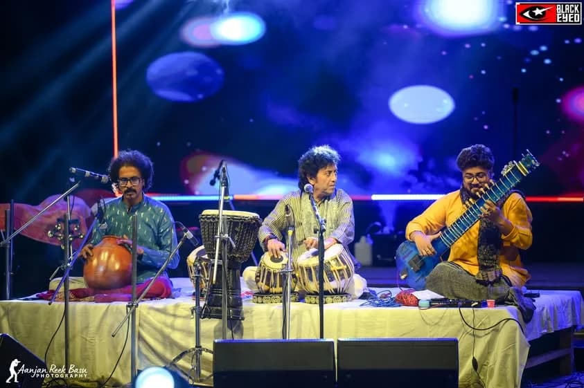 Pt. Subhen Chatterjee & Karma at a BlackEyed event