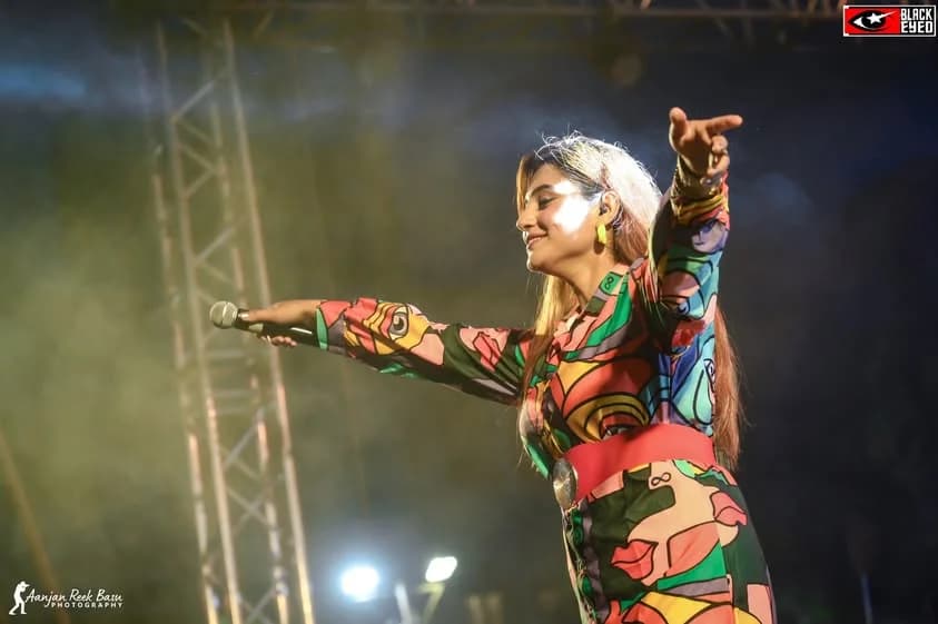 Trissha Chatterjee at a BlackEyed event