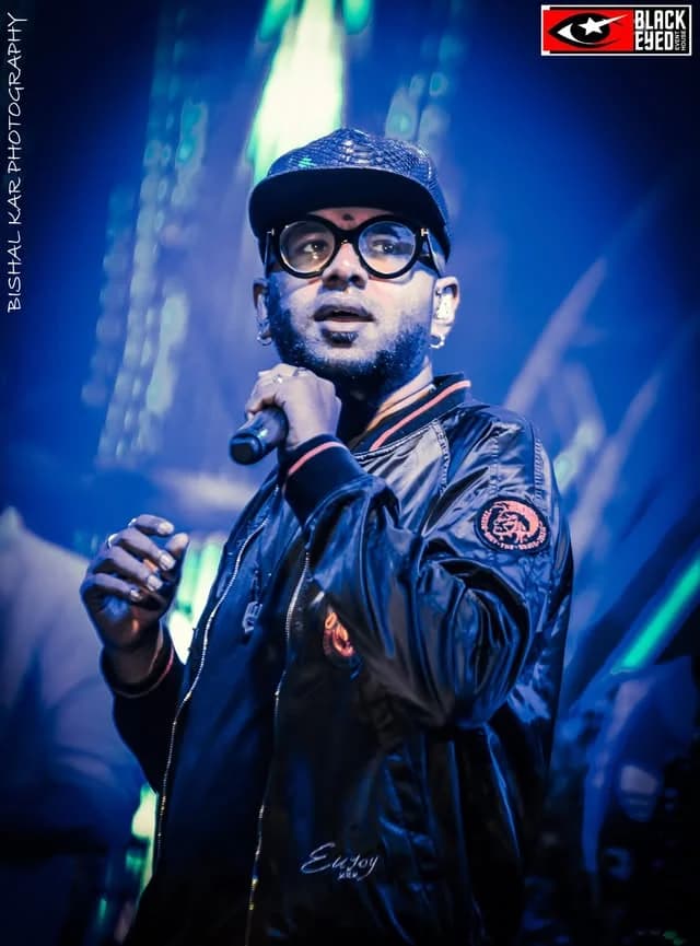 Benny Dayal at a BlackEyed event