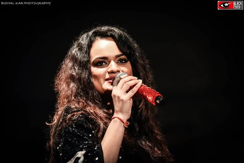 Aditi Singh Sharma at a BlackEyed event