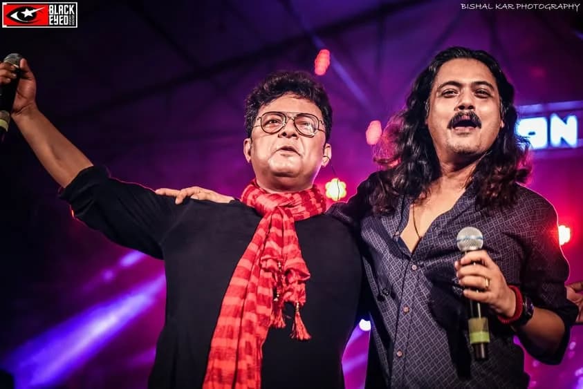 Sidhu & Potaa at a BlackEyed event