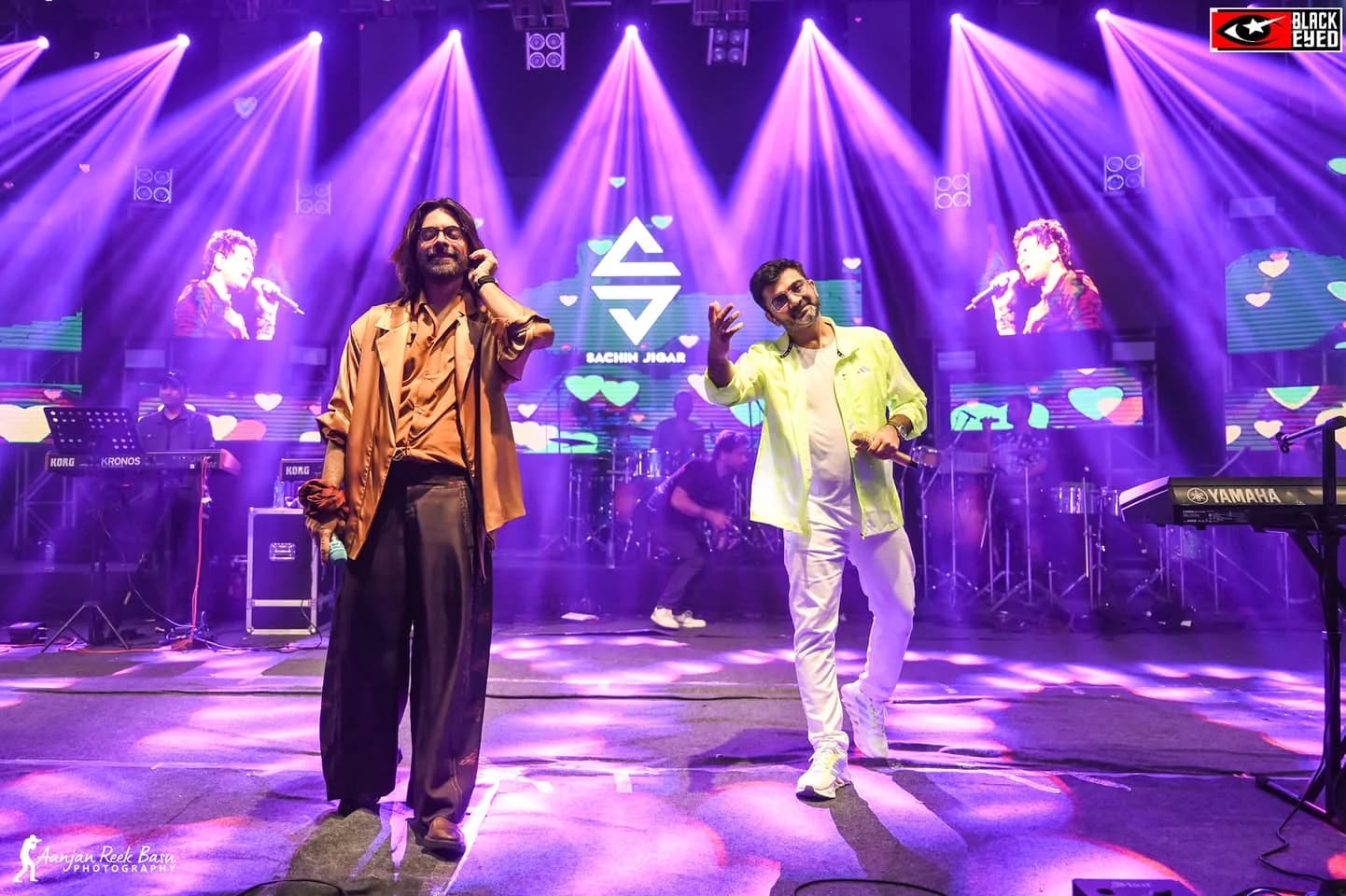 Sachin–Jigar at a BlackEyed event