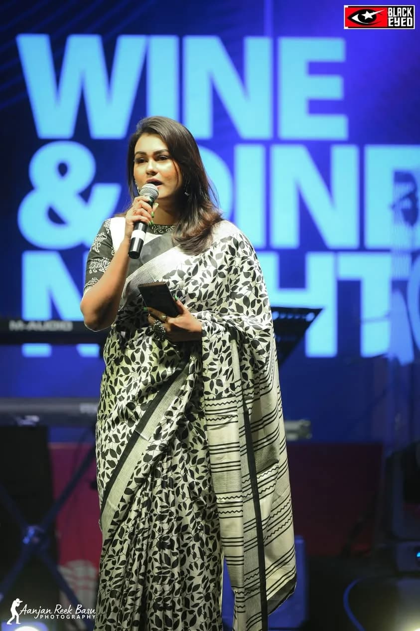 Neha Saha at a BlackEyed event