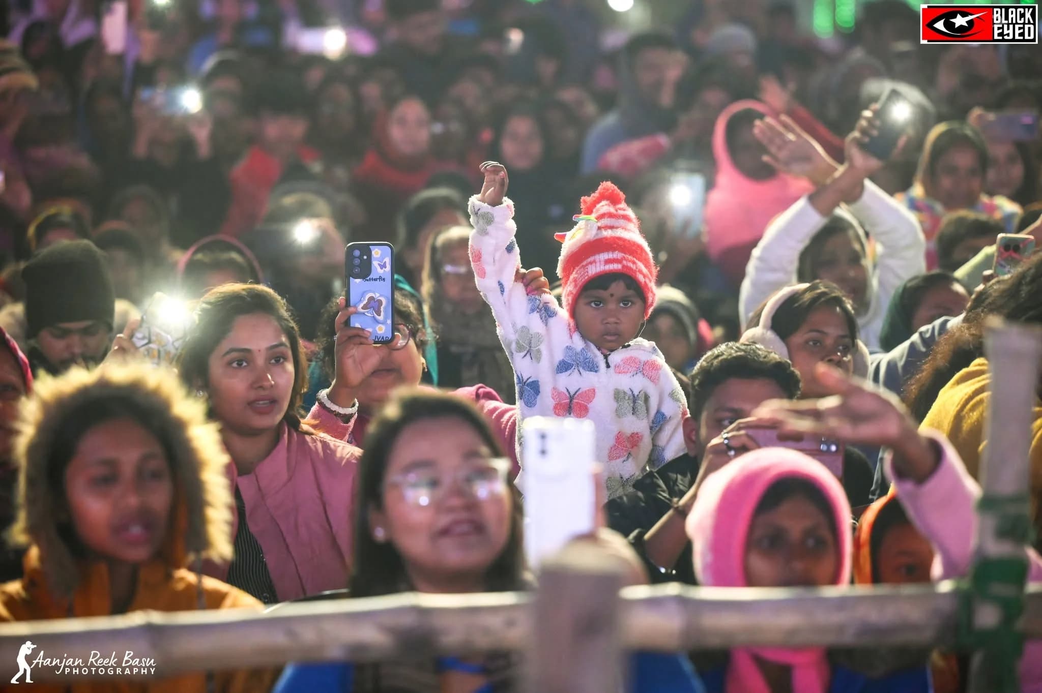 Subhashree Ganguly live at Jagaddal Utsav 2026 — BlackEyed event photograph 613