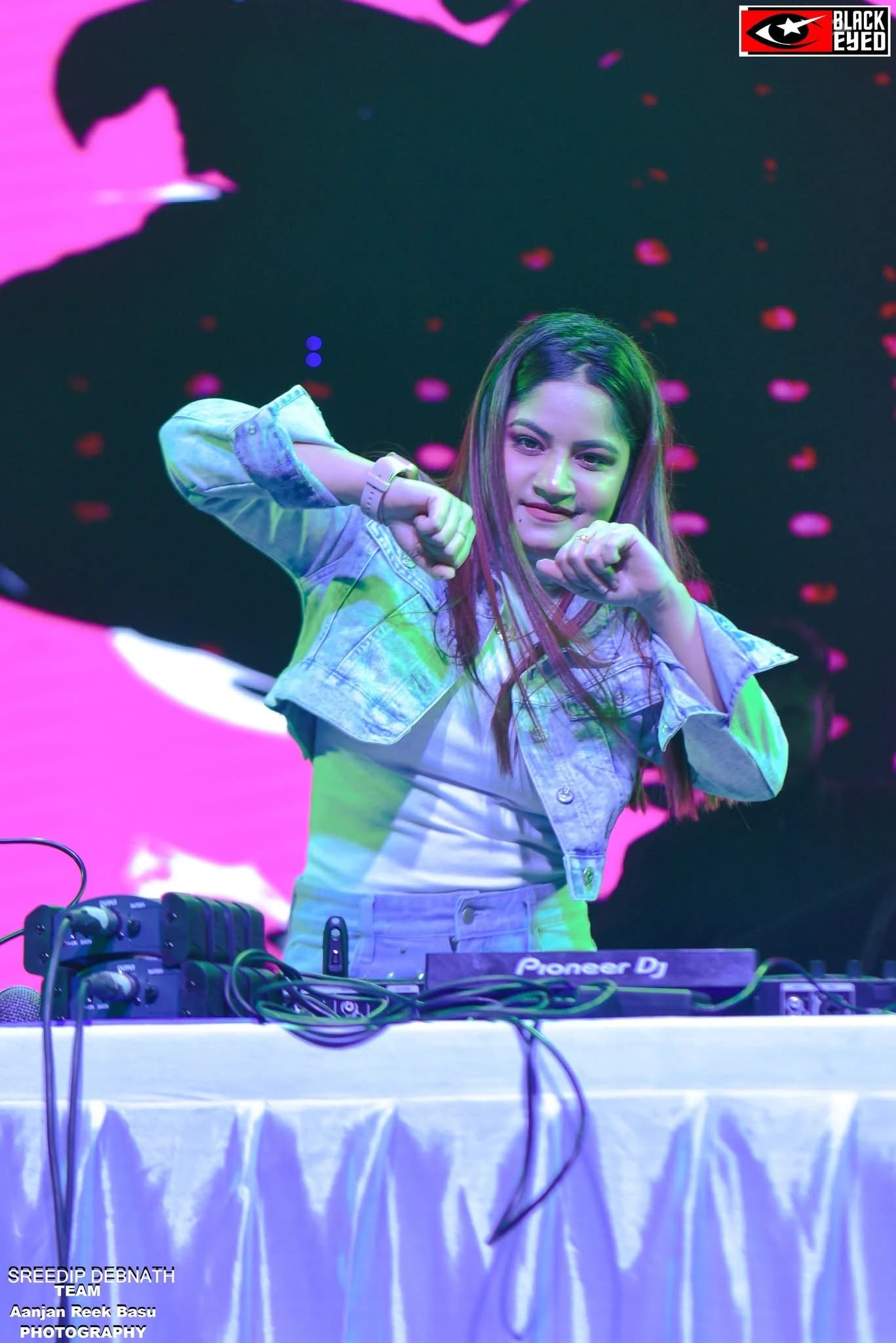 DJ Naaz at a BlackEyed event