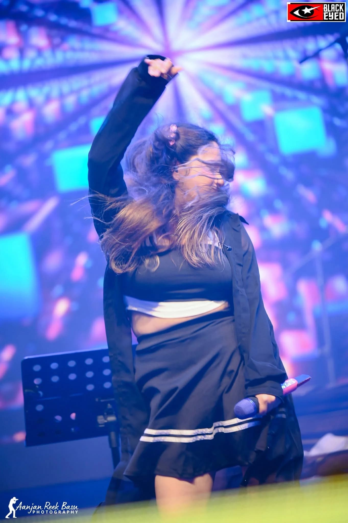 Senjuti Das at a BlackEyed event